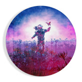 New Worlds Glass Wall Art.